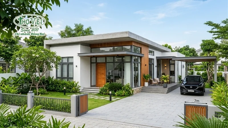 50+ mẫu nhà 7x12m 1 tầng được săn đón 5 Nhà 7x12m 1 tầng phong cách hiện đại