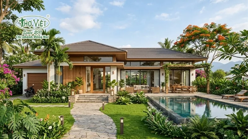 55+ mẫu nhà biệt thự vườn 1 tầng đẹp và tiện nghi 4 mẫu nhà biệt thự vườn 1 tầng hiện đại