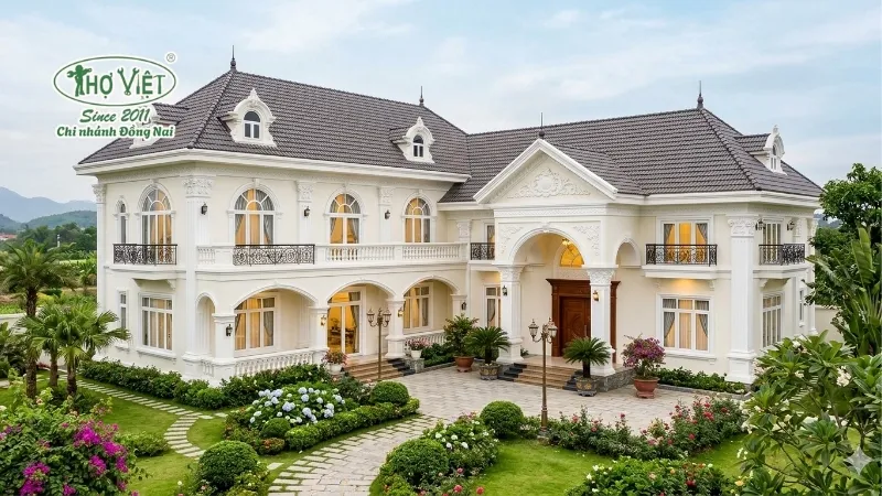 55+ mẫu nhà cấp 4 tân cổ điển ai cũng mê mẩn 6 Mẫu nhà cấp 4 tân cổ điển chữ L