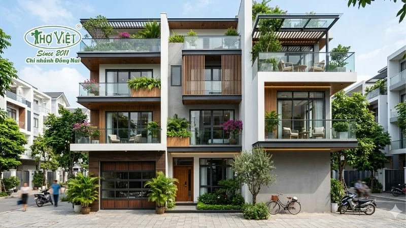 50+ mẫu nhà đẹp 4 tầng 4x16m đẹp nổi bật 5 nhà 4 tầng 4x16m kết hợp cây xanh
