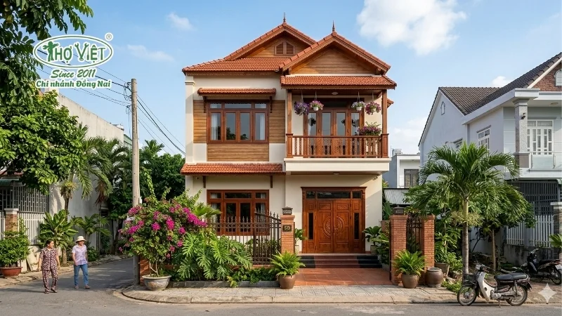 50+ mẫu nhà mái ngói 2 tầng đẹp hài hòa 2 Nhà mái ngói 2 tầng là gì? Vì sao được ưa chuộng?