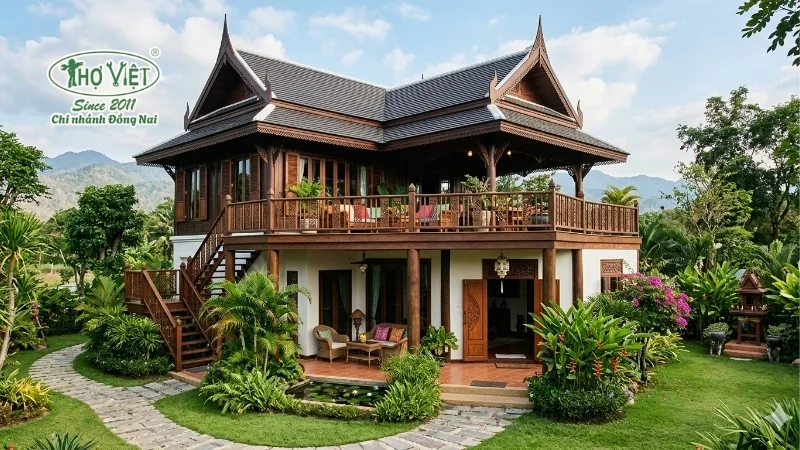 Nhà mái Thái 2 tầng là gì?