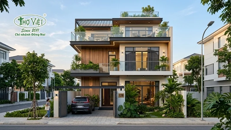 50+ mẫu nhà mặt tiền 7m 3 tầng không lo lỗi thời 2 Mẫu nhà mặt tiền 7m 3 tầng là gì? Phù hợp với ai?