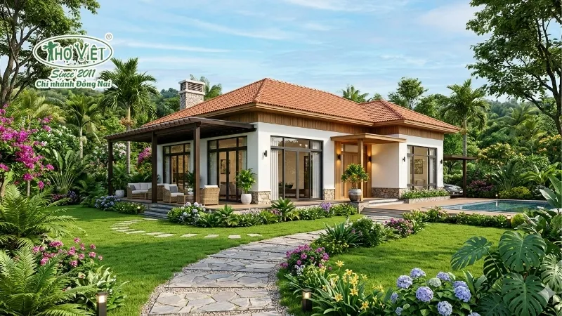 55+ mẫu nhà biệt thự vườn 1 tầng đẹp và tiện nghi 3 Ưu điểm của mẫu nhà biệt thự vườn 1 tầng đẹp